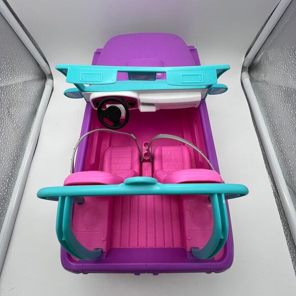 Barbie Jeep Mattel Off Road Doll Vehicle Play Toy 2019 Purple Pink Plastic Car - Picture 5 of 8